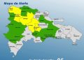 El COE amplía el nivel de alerta amarilla para 05 provincias y 12 y el Distrito Nacional en verde