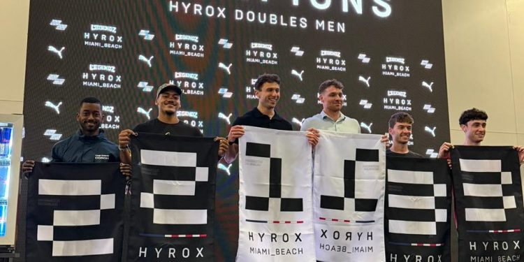 Dominicanos brillan en Hyrox: Duanny Abreu y Erick Bautista conquistan segundo lugar en Miami