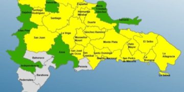 COE: 27 provincias y el DN bajo alerta por vaguada