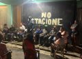Autoridades policiales de Los Guaricanos se reúnen con comunitarios del sector La Mina