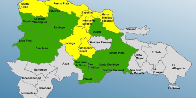 COE mantiene en alerta a 20 provincias por riesgo de inundaciones y deslizamientos