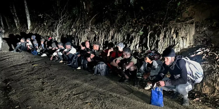 Ejército detiene a 19 haitianos indocumentados durante operativo en Loma de Cabrera