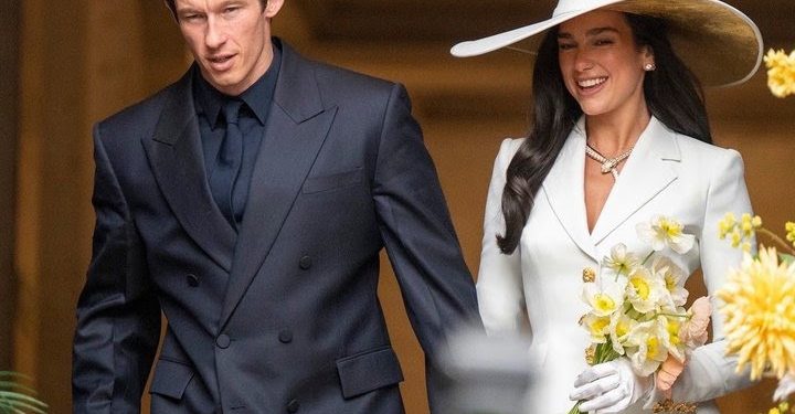 Dua Lipa y Callum Turner se casaron en Londres en una ceremonia íntima