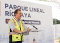 Ministro Ito Bisonó inicia construcción del Parque Lineal Río Jaya, en San Francisco de Macorís