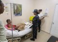 Directora Regional Sur Central visita a miembros policial lesionado en el cumpliendo de sus funciones
