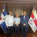 Gómez Díaz visita al comandante general de la Fuerza Aérea de República Dominicana
