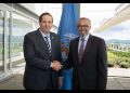 Víctor Atallah aborda agenda con Tedros Ghebreyesus previo a asumir presidencia de la Asamblea Mundial de la Salud