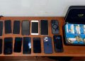 DINTEL, Ministerio Público y Policía desmantelan presunta banda en Sajoma; 17 detenidos, fusil, pistolas, y otras evidencias ocupadas