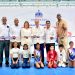 Presidente Abinader y Kelvin Cruz entregan pabellones deportivos en La Romana
