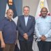 Directivos del Círculo de Reporteros Gráficos visitan al presidente y al director general de la Cruz Roja