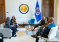 Ricardo de los Santos y secretario general de la OEA abordan cooperación regional frente a drogas sintéticas