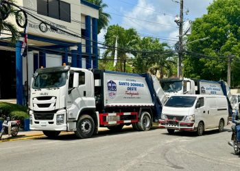 Alcaldía de Santo Domingo Oeste incorpora nuevos camiones para fortalecer recogida de basura