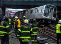 Tren se descarrila en Nueva York