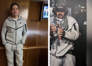 Marco Rubio aparece con la ropa deportiva que llevaba Nicolás Maduro durante su captura