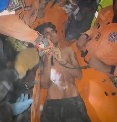 Rescatan a joven tras 106 horas bajo escombros en Venezuela