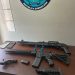 DINTEL y Policía Preventiva ocupan fusil, escopeta, pistola y municiones; dos hombres son detenidos durante operativo en Esperanza