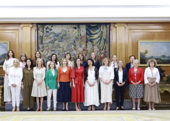 Michelle Ortiz participa en audiencia con la reina Letizia junto a empresarias españolas