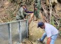 Medio Ambiente desmantela represa ilegal construida en el río Bellaco, en Jacagua