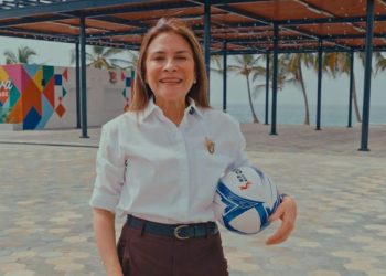 Carolina anuncia que la Alcaldía del DN proyectará partidos del Mundial de Fútbol en el Malecón Deportivo