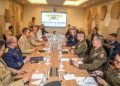 Ministro de Defensa recibe delegación del Comando Sur de los Estados Unidos para fortalecer la cooperación estratégica bilateral