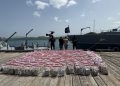 DNCD intercepta lancha con 1.743 bolsas de droga y detiene a dos personas