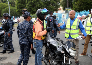 INTRANT y organismos de seguridad intervienen 15 paradas de motoconcho; eliminan tres, retienen 64 motocicletas y realizan 247 pruebas de alcoholemia