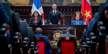 Congreso Nacional recibe a la presidenta de Surinam, Jennifer Geerlings-Simons
