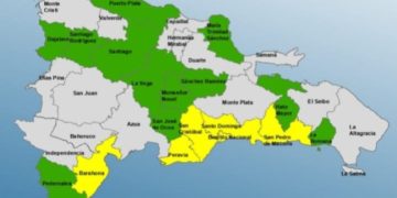 16 demarcaciones y el DN bajo alerta por incidencia de vaguada en combinación con onda tropical, según coe
