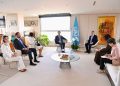 Roberto Ángel Salcedo sostiene encuentro estratégico con el director general de la UNESCO