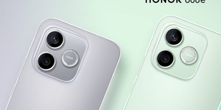 Nuevo HONOR 600e: Imagen a Video con AI 2.0 y cámara ultra nítida de 108MP al alcance de todos