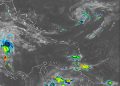 Indomet: Vaguada y onda tropical provocarán aguaceros y tormentas eléctricas en varias provincias esta tarde