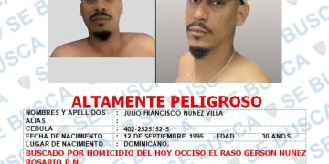 Policía activa búsqueda de hombre señalado como autor de la muerte de raso policial en banca de apuestas de Nagua