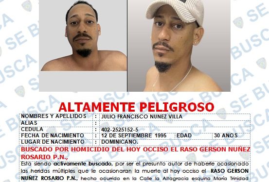 Policía activa búsqueda de hombre señalado como autor de la muerte de raso policial en banca de apuestas de Nagua