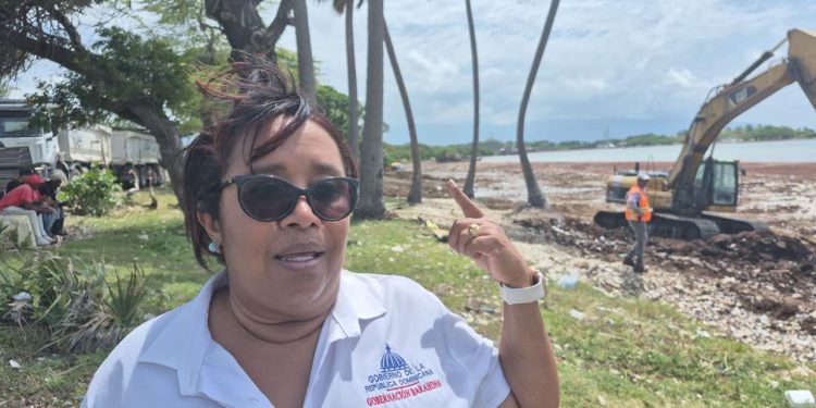 Operativo en Barahona elimina más de 4 mil toneladas de sargazo