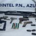 DINTEL ocupa arsenal de armas y apresa a tres hombres durante allanamientos en Azua
