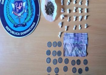 Ocupan más de 490 porciones de drogas, un arma de fuego ilegal, municiones y otros objetos ilícitos durante operativos realizados en varias provincias