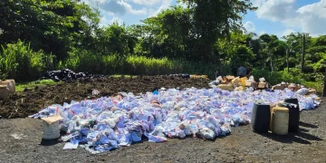 Inacif destruye más de 3,700 kilos de drogas incautadas en operativos contra el narcotráfico
