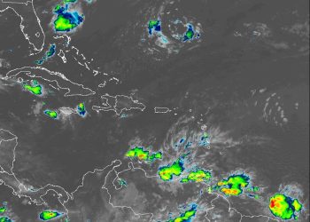 Indomet pronostica aguaceros, tronadas y ráfagas de viento por incidencia de vaguada y onda tropical
