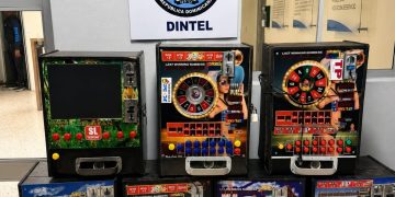 DINTEL ocupa siete máquinas tragamonedas durante operativos de inteligencia en SDE