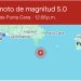 Se registra temblor de tierra en RD