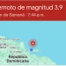 Se reportan dos temblores al noreste de las Terrenas en Samaná