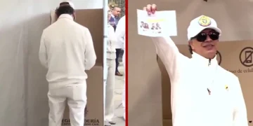 Petro vota por última vez como presidente y asegura transición del poder
