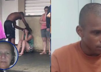 Hombre consuela a su esposa tras asesinar a su suegra en Brasil