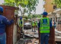 Alcaldía del DN recupera espacio público ocupado irregularmente en la avenida Abraham Lincoln