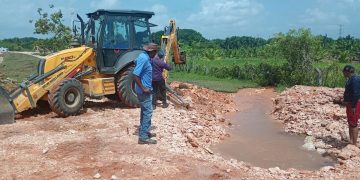 Avería en línea de 48 pulgadas afecta temporalmente el suministro de agua en sectores de Santo Domingo Este