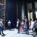 Roberto Ángel supervisa trabajos de remodelación en la Sala Manuel Rueda y las Escuelas de Bellas Artes