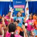 Carolina Mejía comparte con cientos de niños en el Campamento de Verano del Distrito Nacional