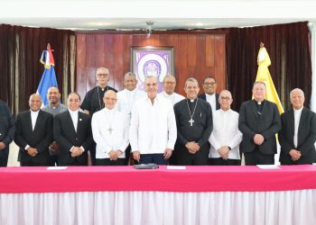 Conferencia del Episcopado Dominicano recibe la visita del presidente Abinader