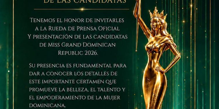 Miss Grand RD 2026 iniciará oficialmente su concentración nacional entre SD y Santiago