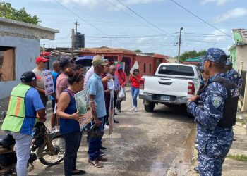 Organizaciones sociales realizan protesta pacífica en Monte Plata contra operaciones de la Minera San Agustín